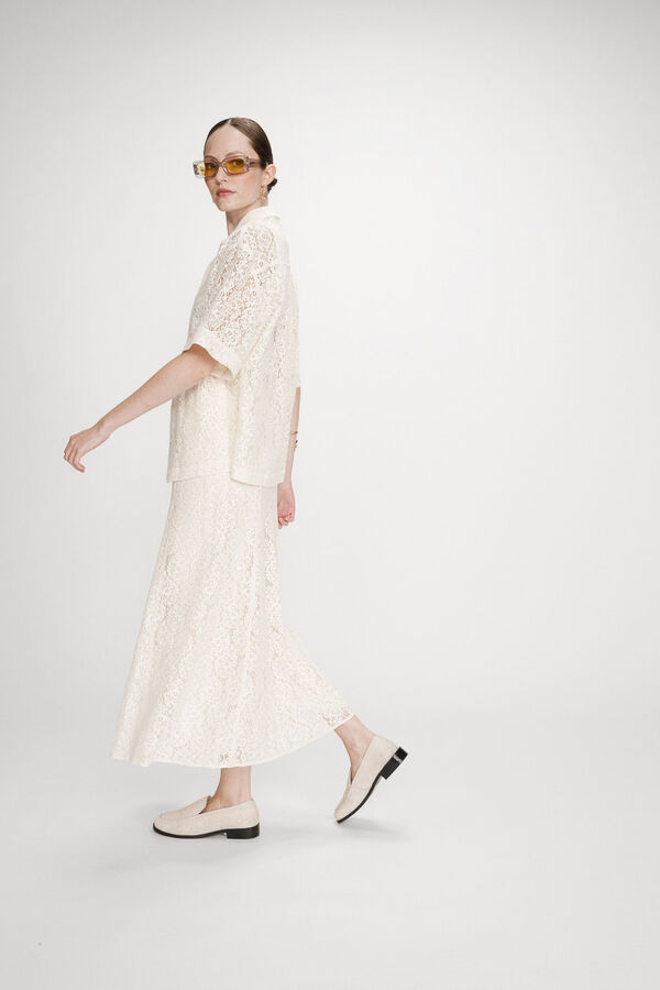 Grace & Mila Camisa de renda Vendel Branco