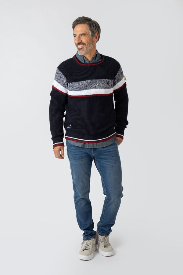 Privata Jersey cuello redondo Azul marino