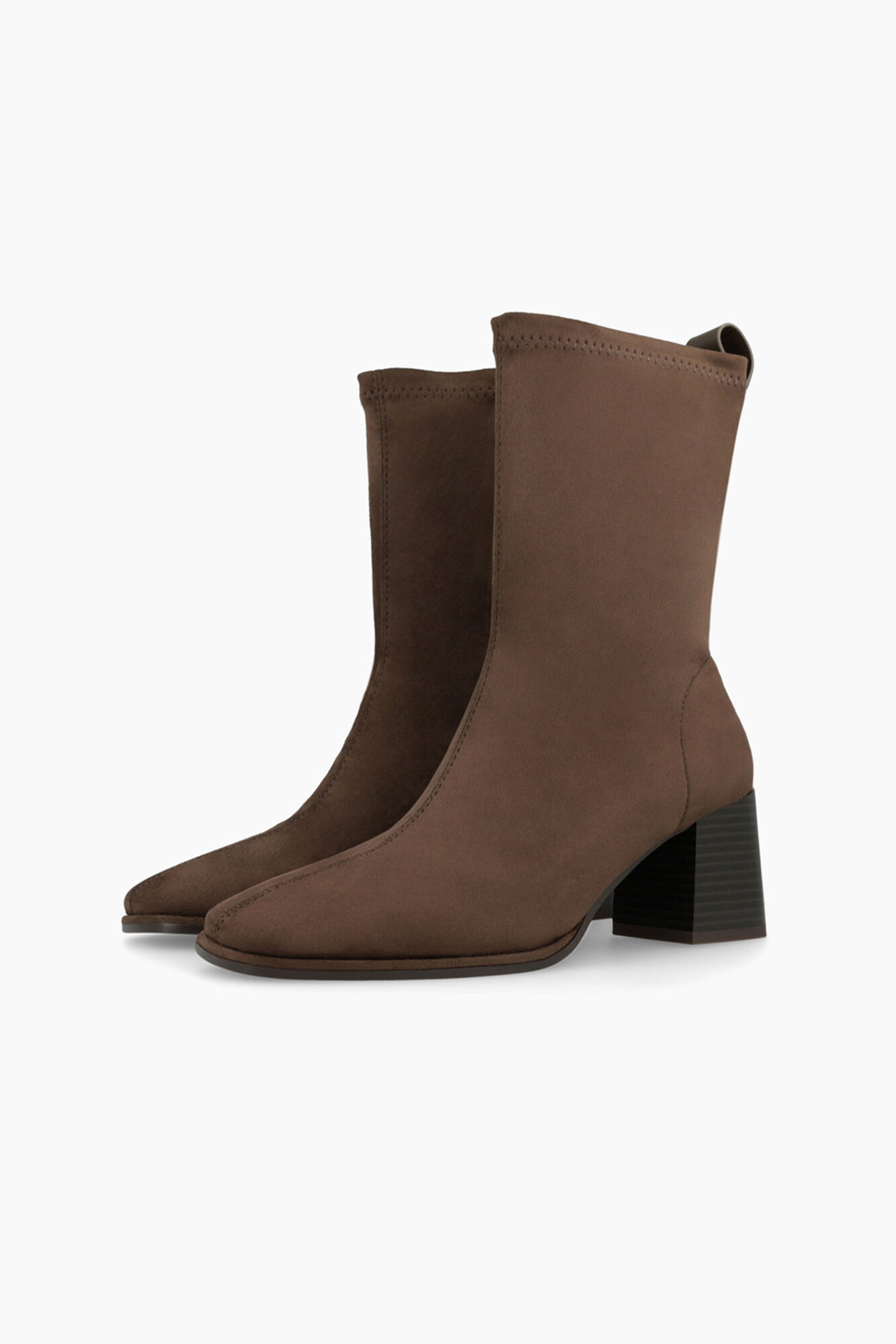 Lodi Botines efecto piel el&aacute;stica con tac&oacute;n