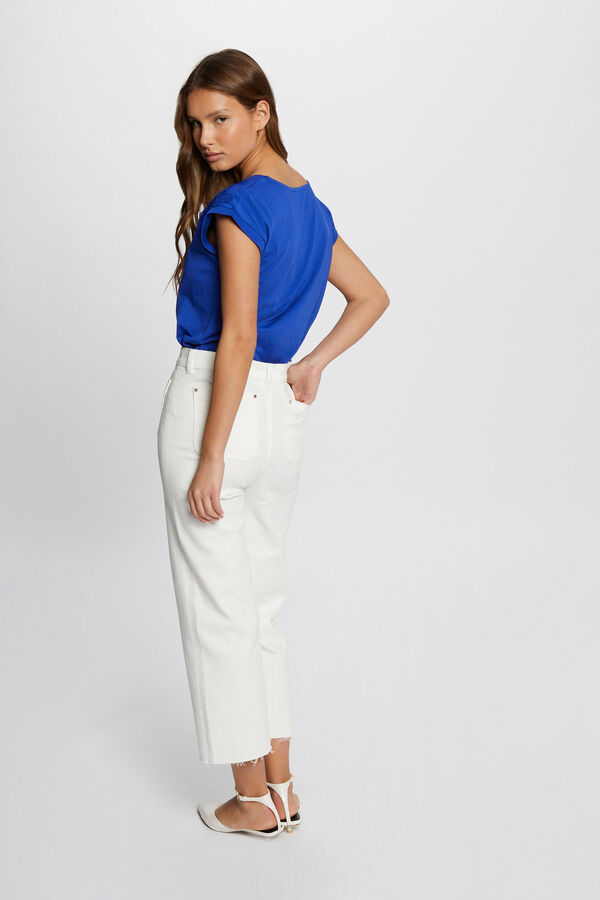 Morgan Pantal&oacute;n pernera ancha Blanco