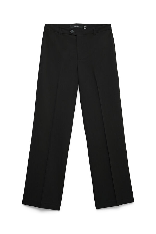 Vero Moda Pantal&oacute;n recto de vestir Negro