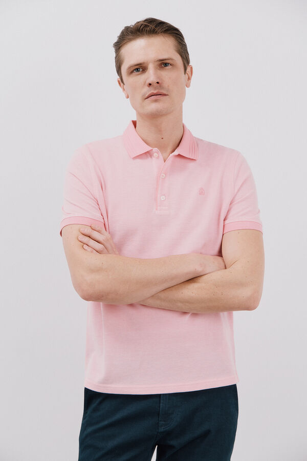 Cortefiel Polo oxford Vermelho