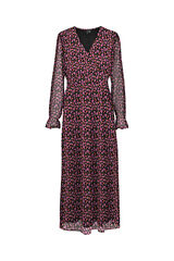 Vero Moda Vestido comprido de manga comprida Preto