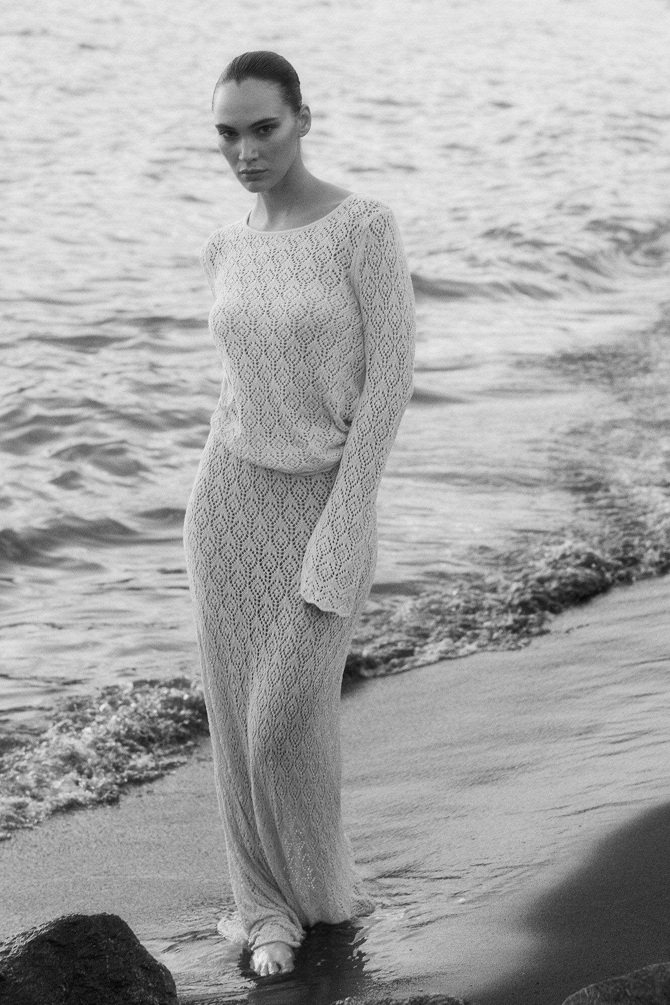 Selected Femme Falda larga de punto