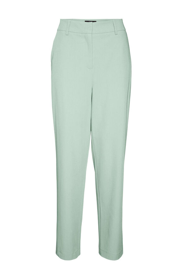 Vero Moda Calças de fato de mulher com dois bolsos Verde