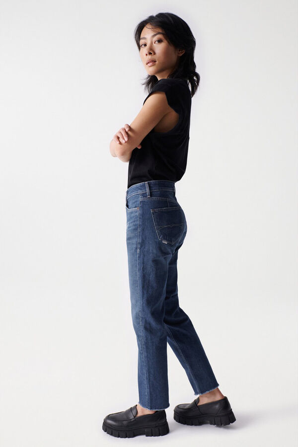 Salsa Jeans Vaqueros true cropped slim Azul