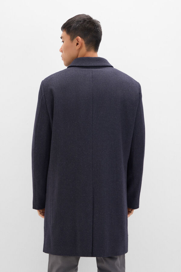 Cortefiel Sobretudo de gola camiseira Azul