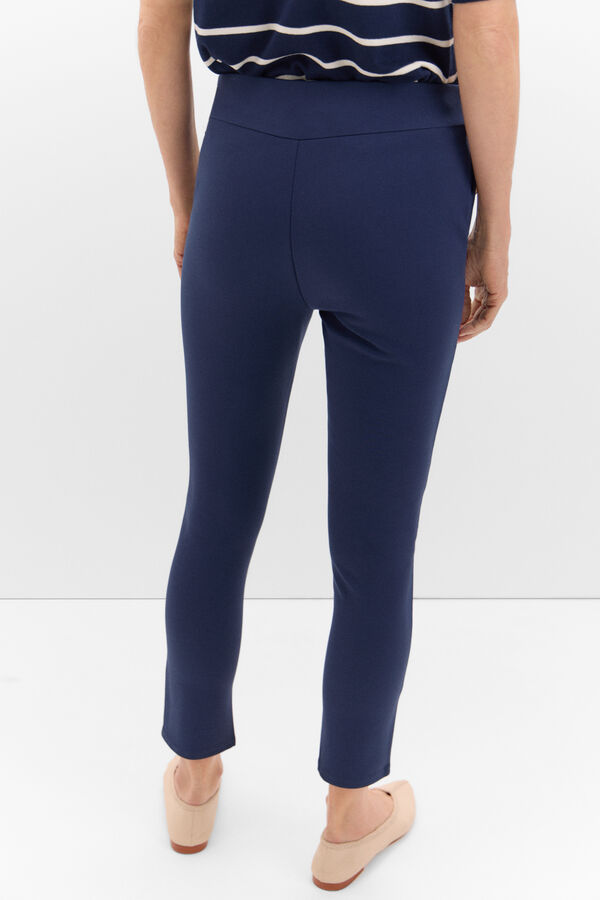 Cortefiel Leggings com abotoadura Azul