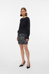 Vero Moda Falda corta lentejuelas Negro