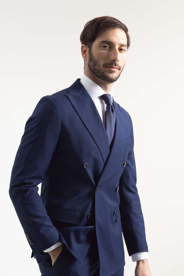 PuroEGO Traje cruzado Azul oscuro