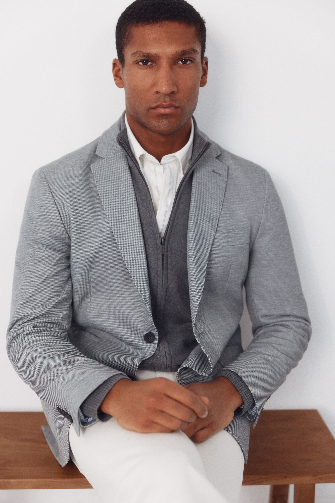 Cortefiel Blazer de malha