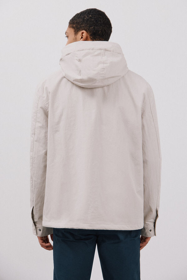 Cortefiel Parka curta e leve Cinzento