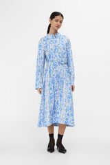 Object Vestido camisero estampado Azul