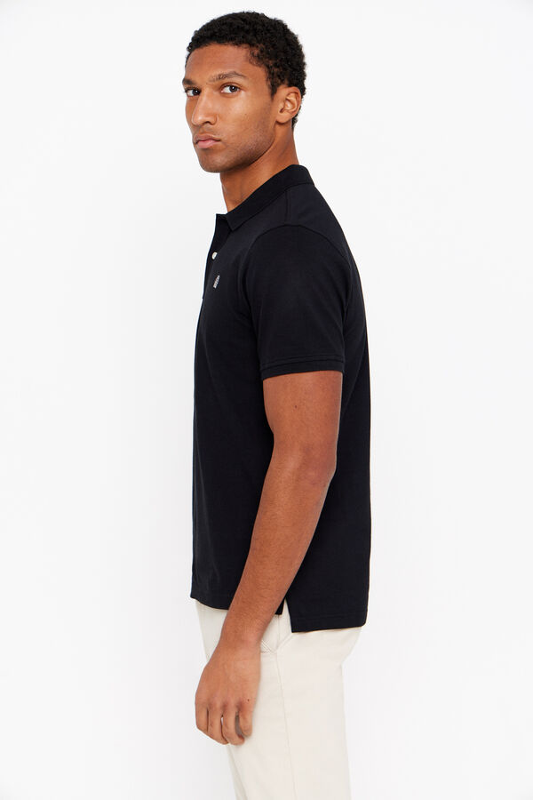 Cortefiel Polo b&aacute;sico Negro