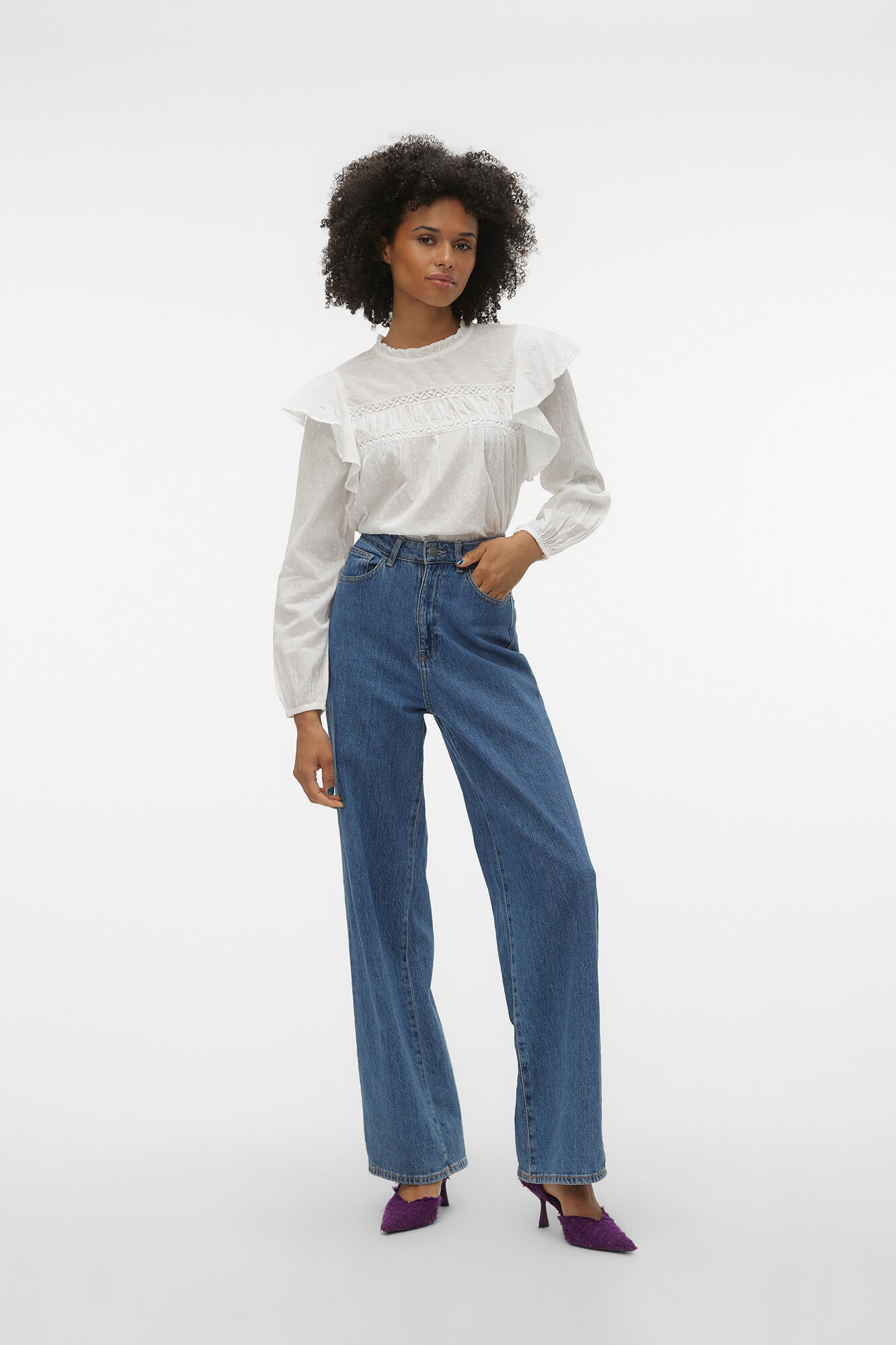 Vero Moda Blusa plumeti com top