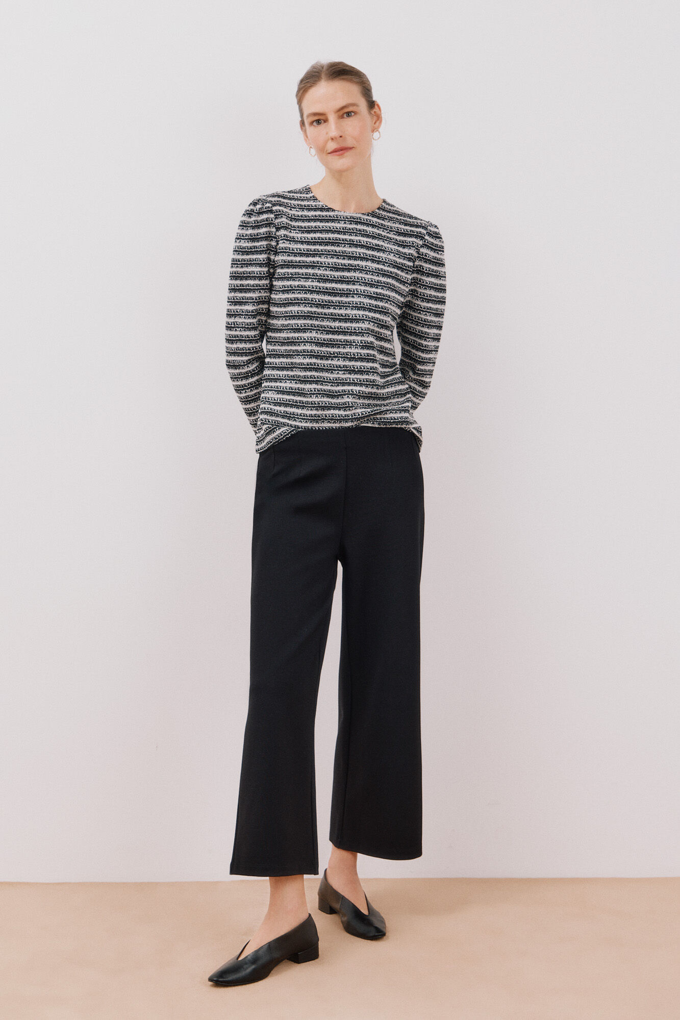 Cortefiel Top de tweed listrado