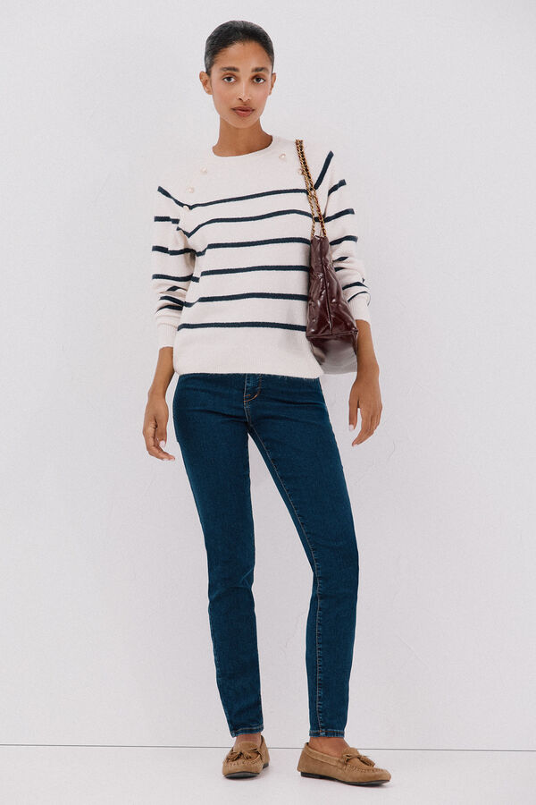 Cortefiel Jersey tacto suave Estampado azul