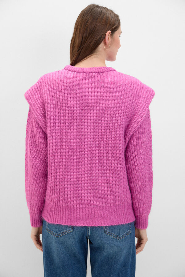 Cortefiel Camisola de malha bordada Subiu