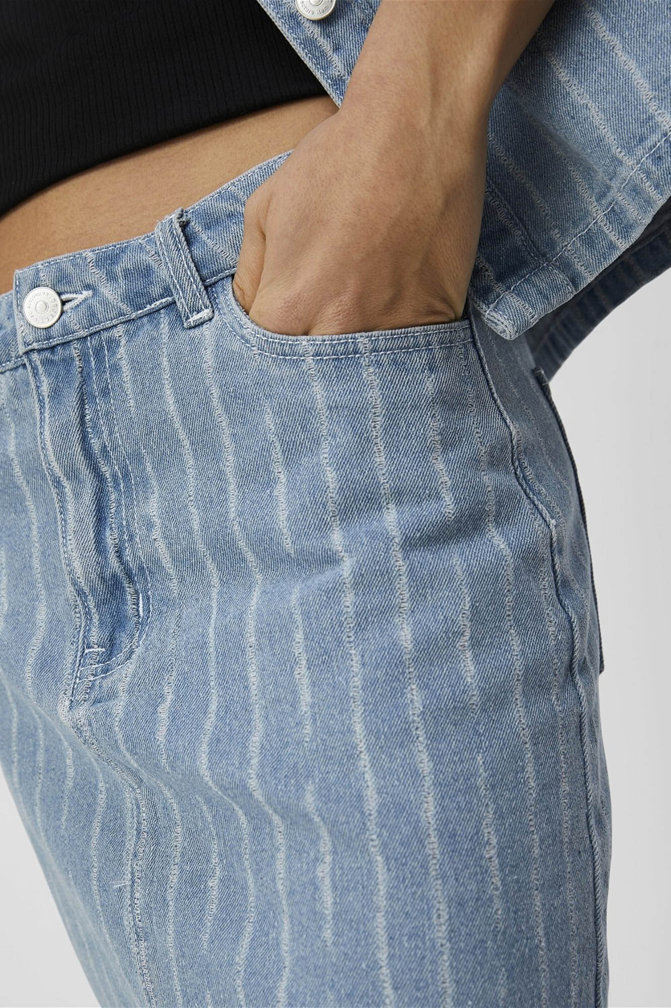 Object Falda mini vaquera