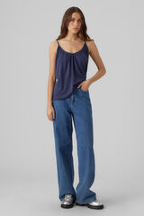 Vero Moda Top singlet de tirantes Azul marino