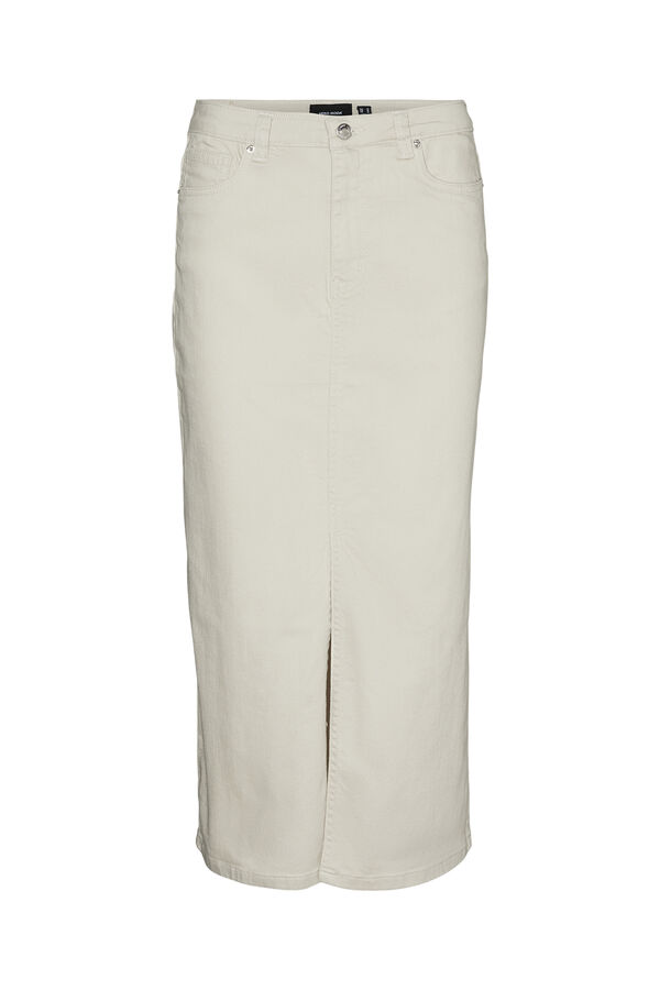 Vero Moda Falda vaquera 7/8 Beige