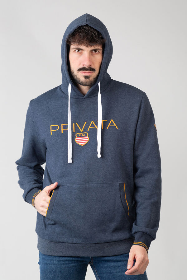 Privata Sudadera con capucha y bolsillos Azul