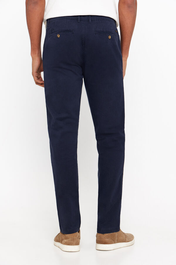 Cortefiel Pantal&oacute;n chino slim fit Azul marino