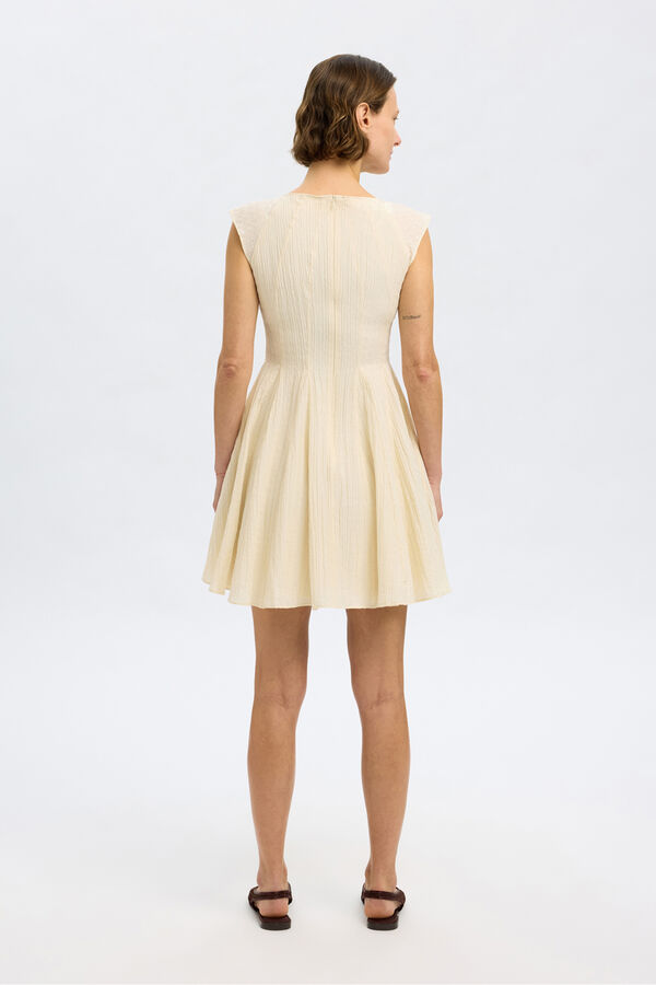 Selected Femme Vestido curto feito com Tencel Lyocell Cinzento