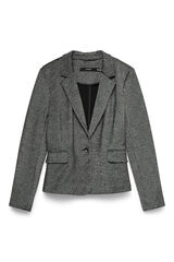 Vero Moda Blazer de manga larga detalle glitter Gris