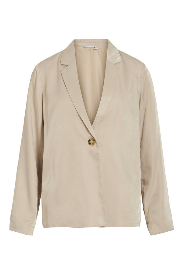 Vila Satin blazer Cinzento