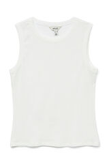 Vero Moda Top b&aacute;sico de tirantes Blanco