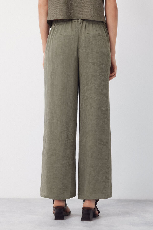 Cortefiel Pantal&oacute;n con textura Kaki