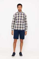 Cortefiel Bermuda chino Azul