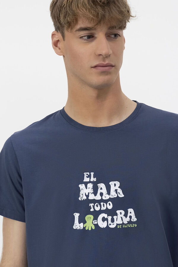 elPulpo Camiseta The Sea Everything Lo-cure Azul