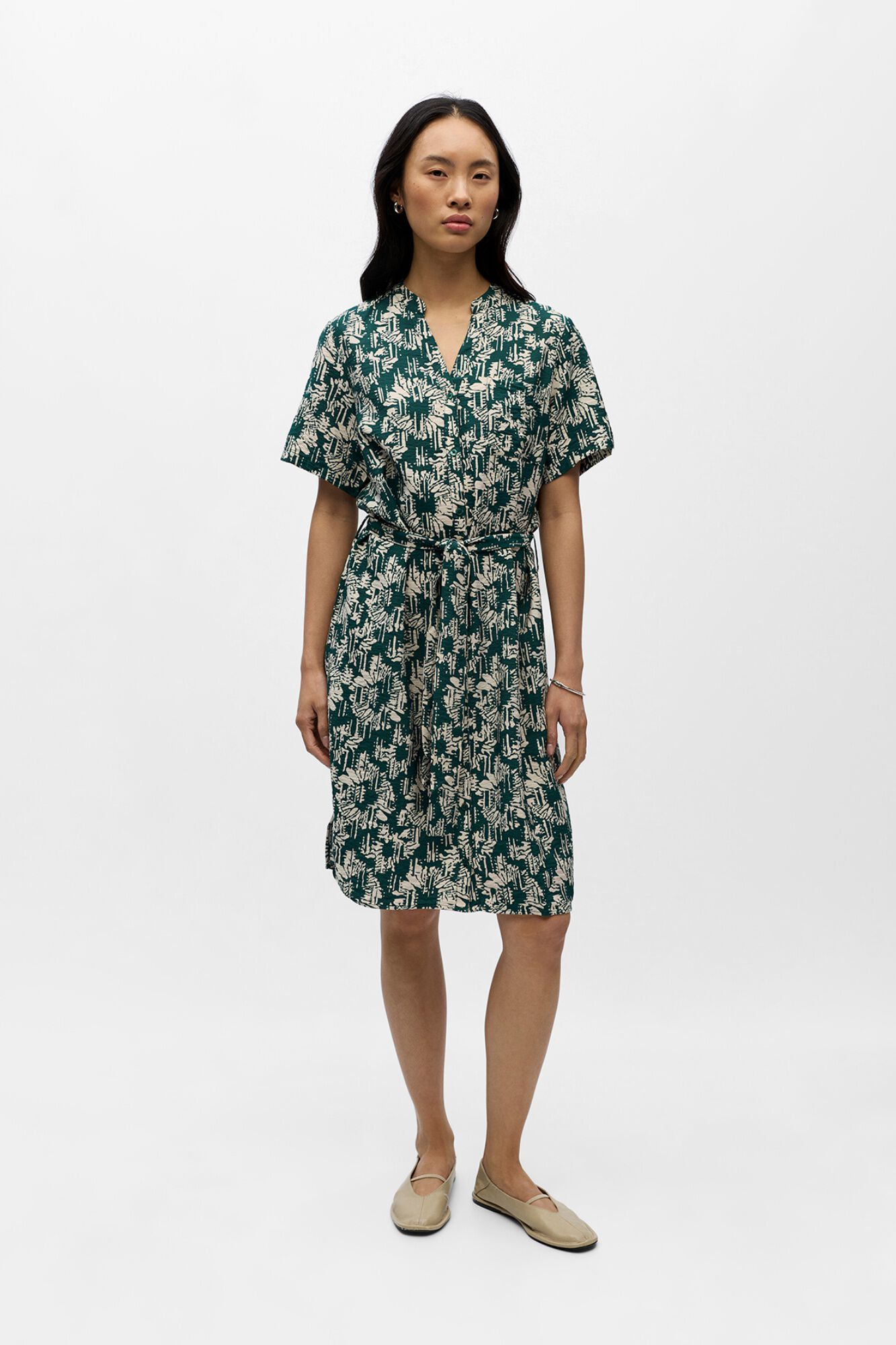 Object Vestido curto estampado