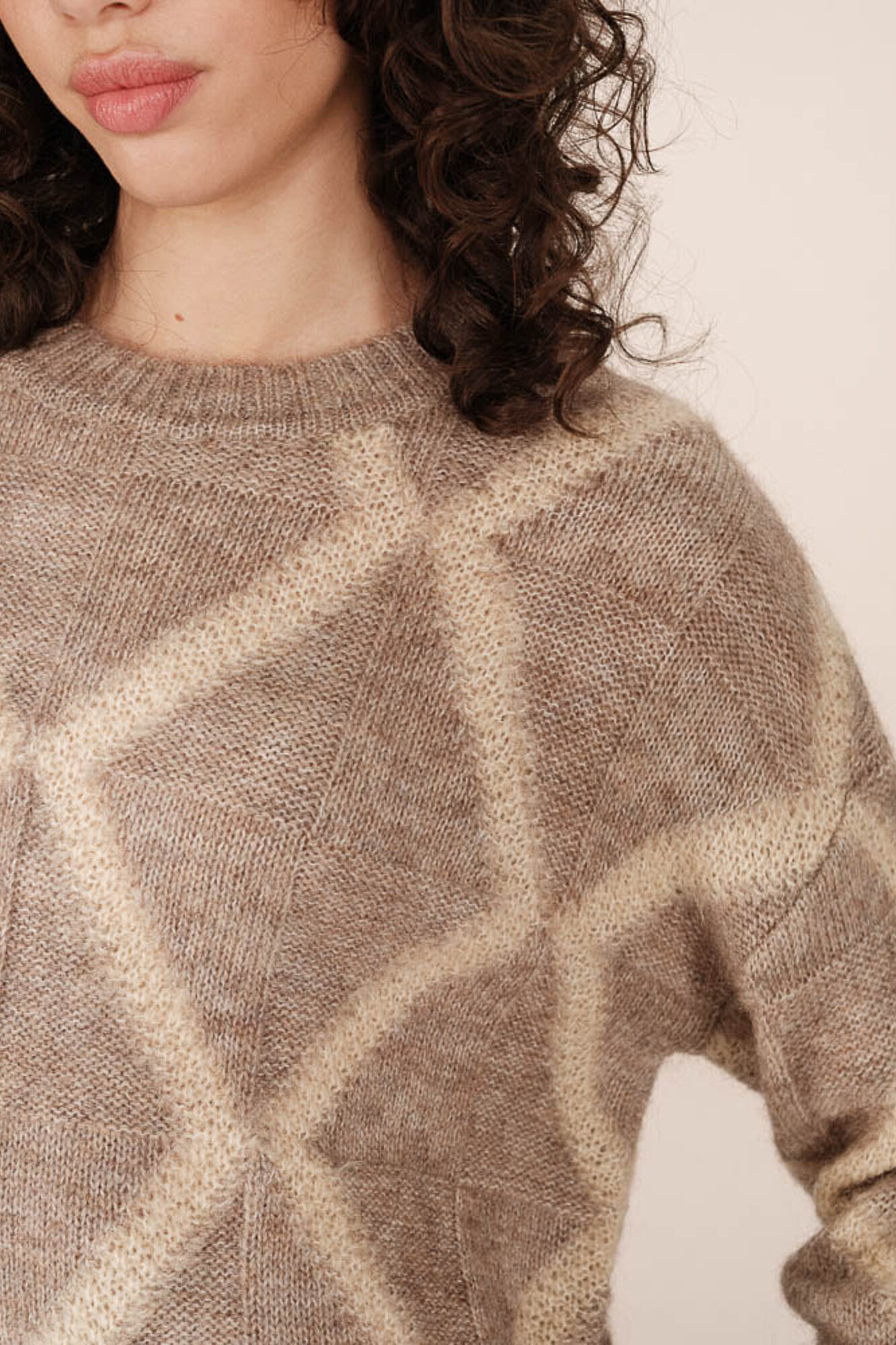 Grace & Mila Jersey b&aacute;sico con cuello redondo