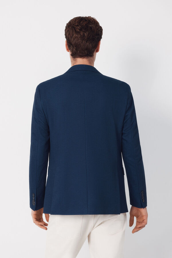 Cortefiel Blazer de malha Azul