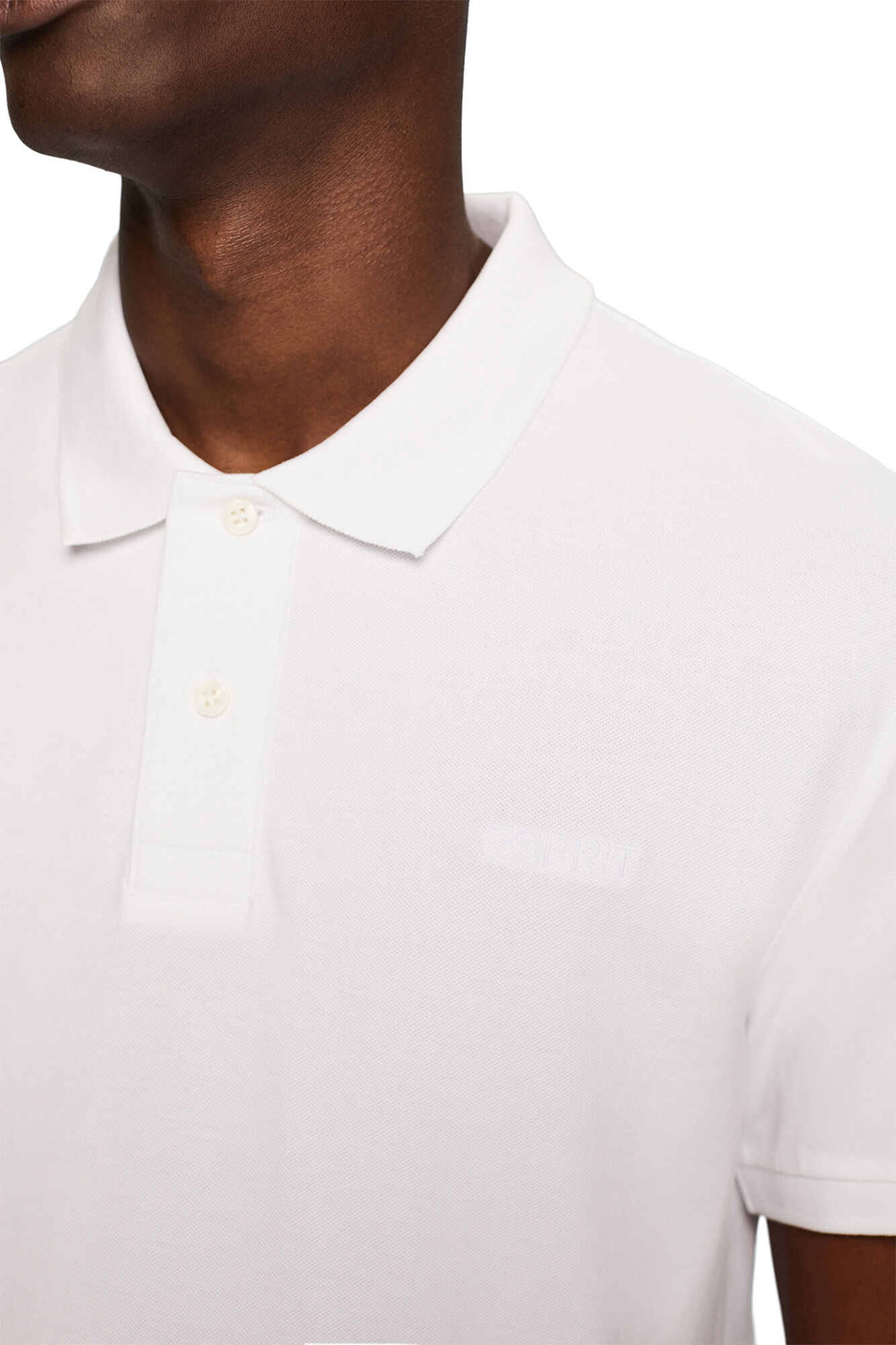Esprit Polo piqu&eacute; slim fit manga corta algod&oacute;n