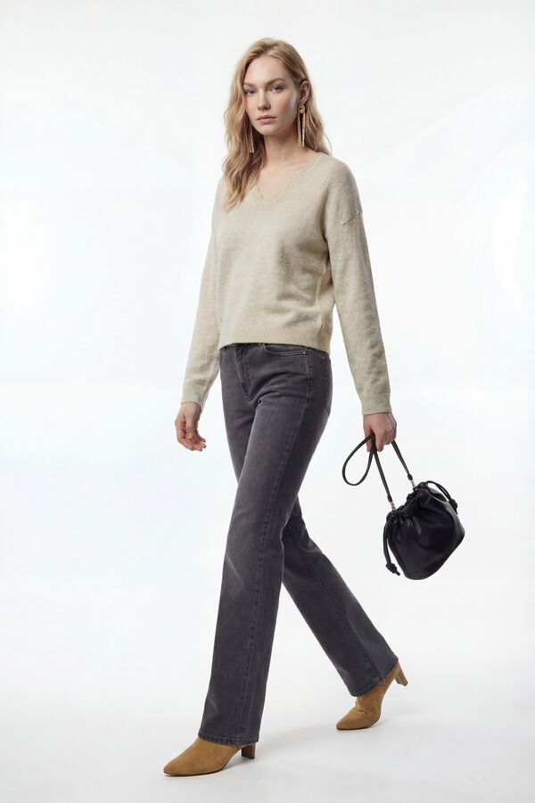 Vero Moda Jersey de punto reversible Beige