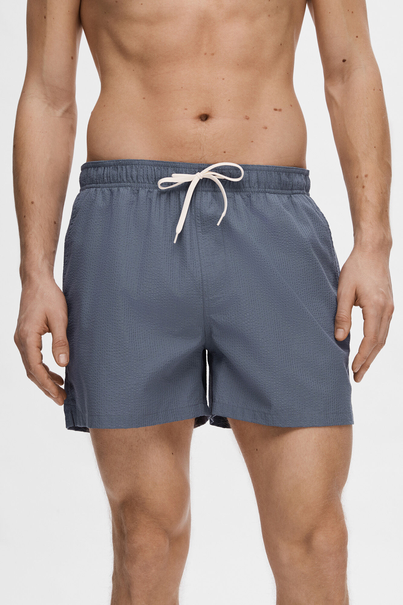 Selected Ba&ntilde;ador liso seersucker