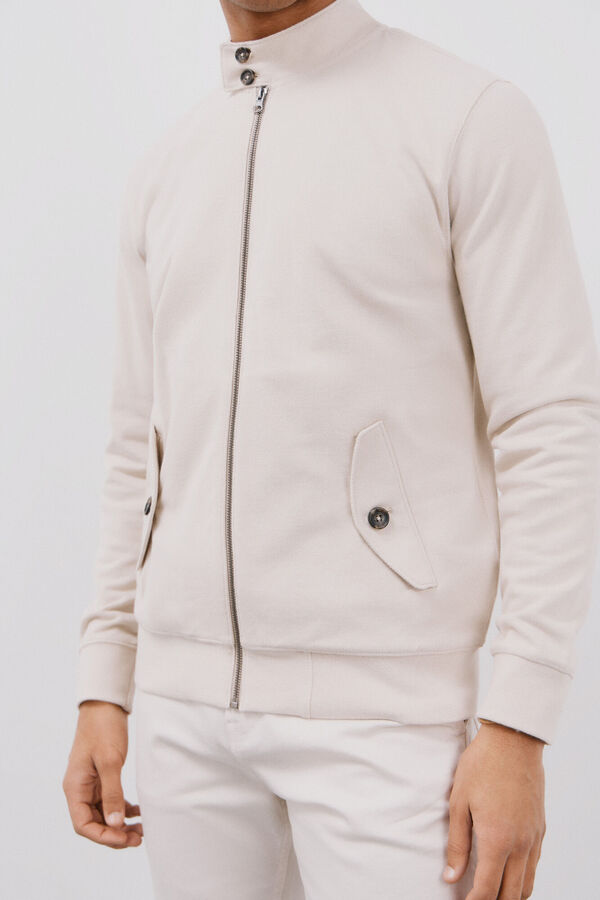 Cortefiel Cardigan lavado estruturado Tostado