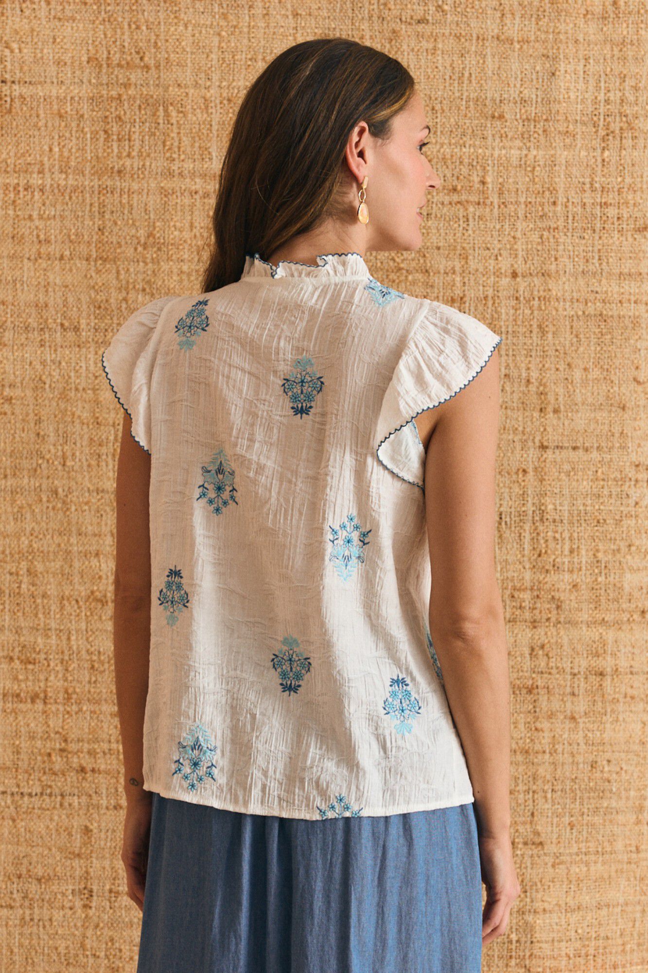 Pol&iacute;n Et Moi Blusa volante Bertina