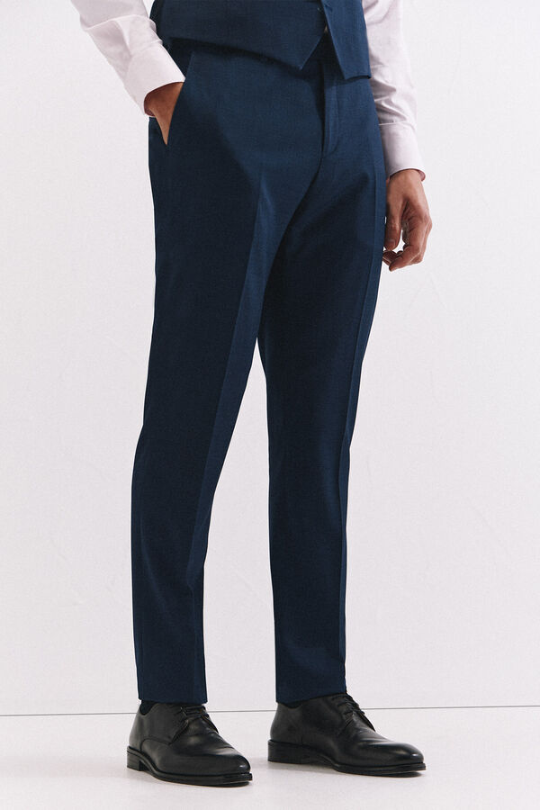 Cortefiel Cal&ccedil;as azuis slim fit Azul