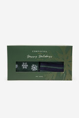 Cortefiel Caja 2 Calcet&iacute;nes regalo Verde oscuro