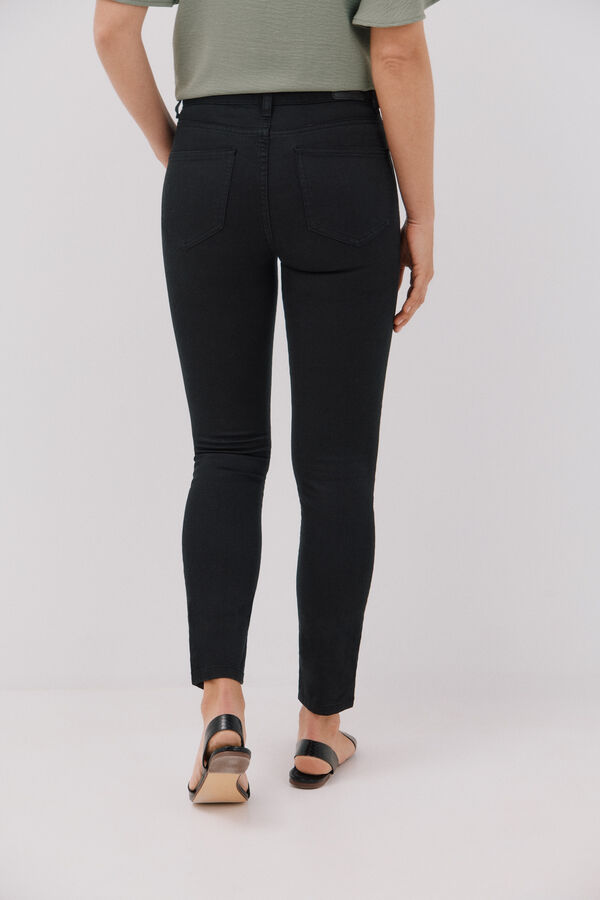 Cortefiel Jeans Sensacional Slim Color Preto
