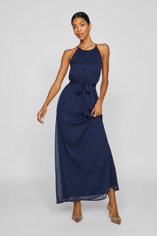 Vila Vestido longo de festa Azul