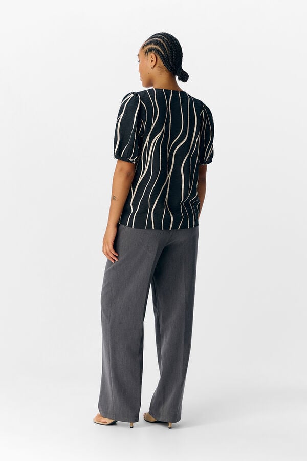 Object Blusa estampada Negro