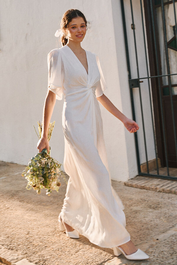 Pol&iacute;n Et Moi Vestido de novia Jazmin Blanco