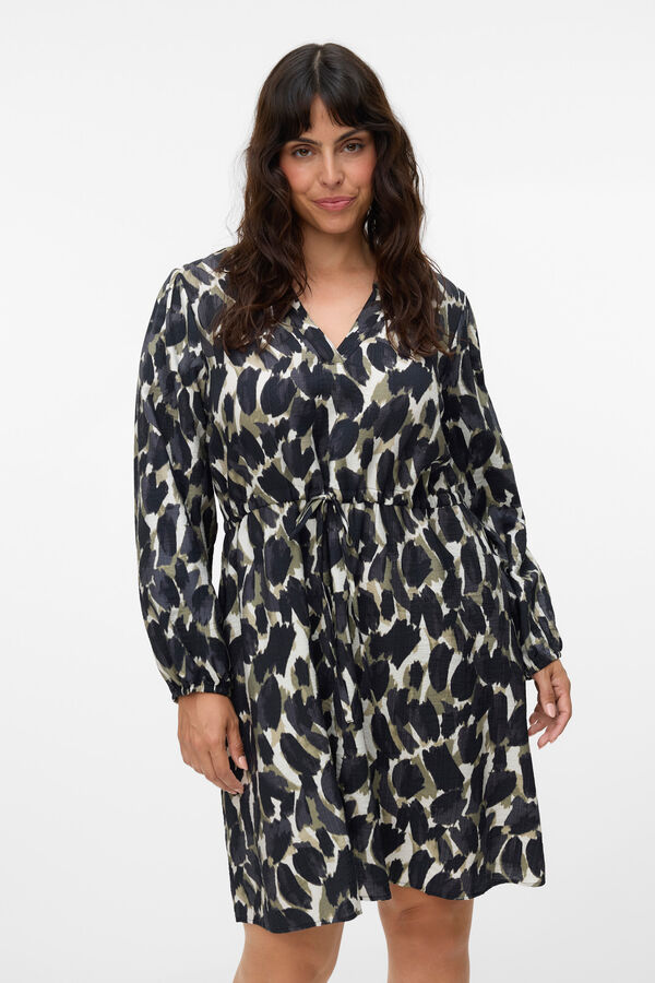 Vero Moda Curve Vestido corto de manga larga Curve Multicolor
