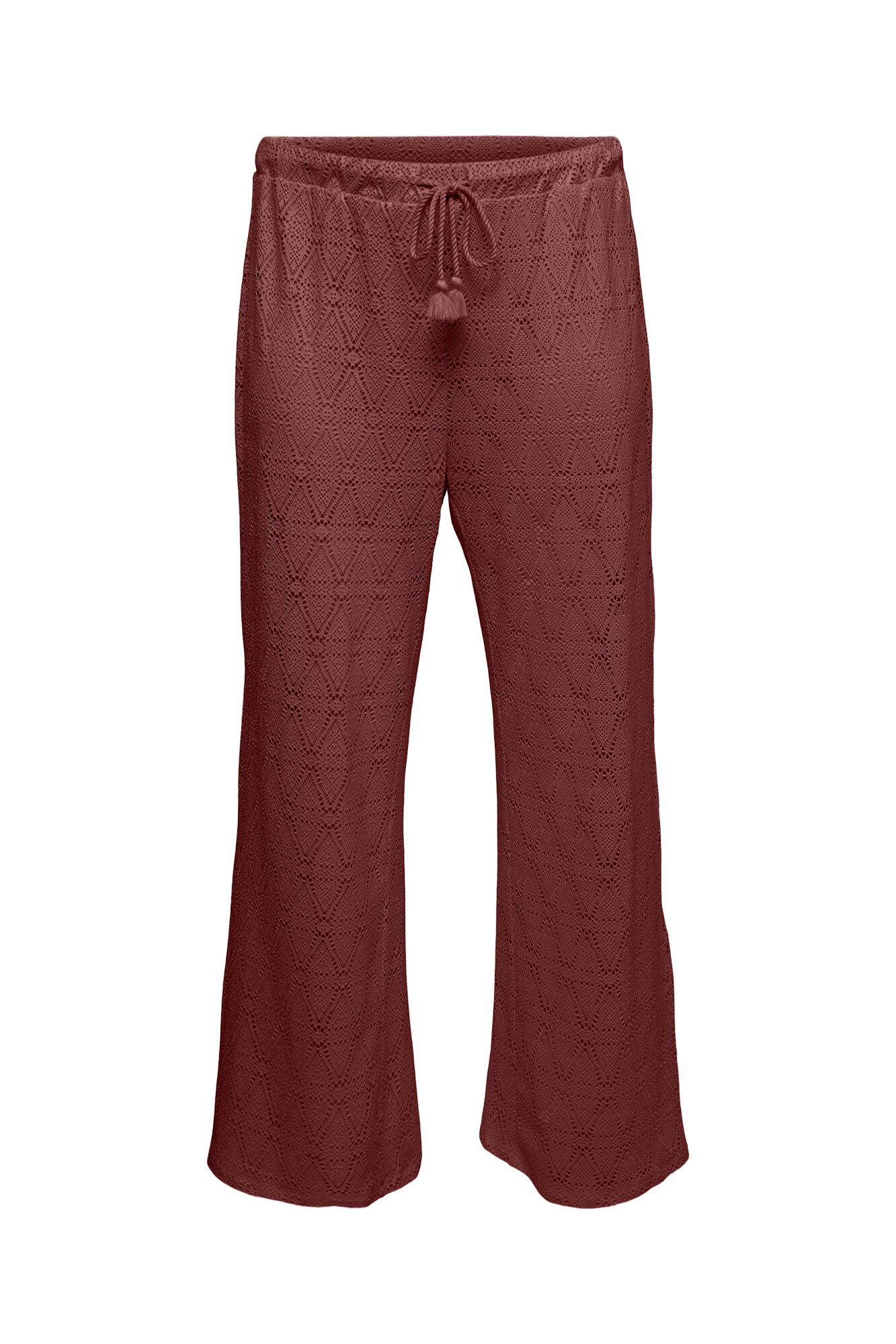 Vero Moda Curve Pantal&oacute;n largo con calados talla grande